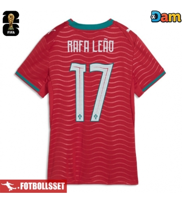 Portugal Rafael Leao #17 Hemmatröja Dam VM 2026 Kortärmad